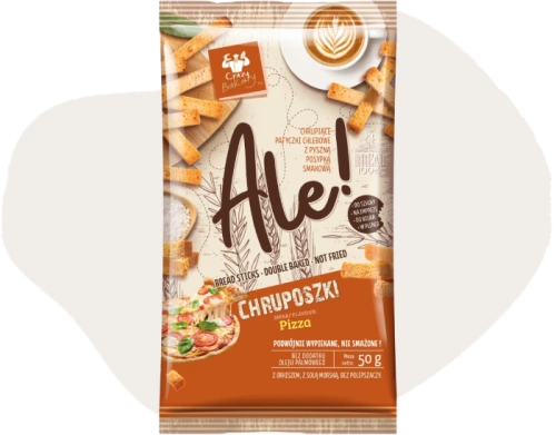 Ale chruposzki Pizza zdrowa przekąska do szkoły dla dzieci